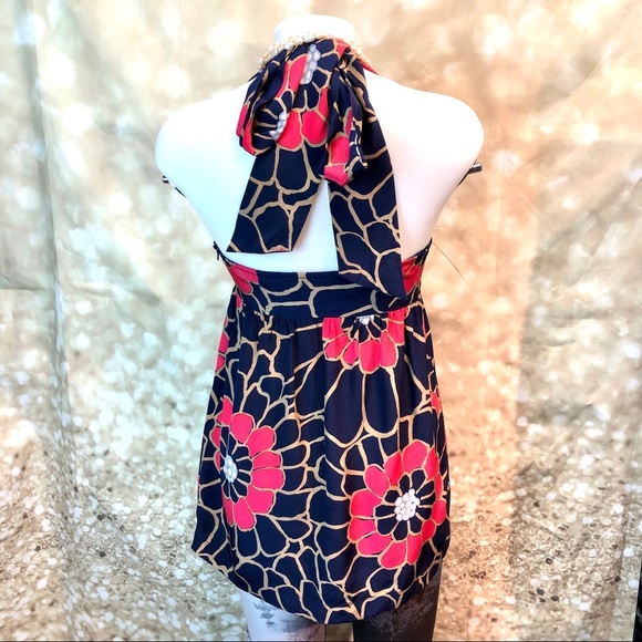 Women Tabitha  100% silk NWOT halter sz Sm - Picture 3 of 7